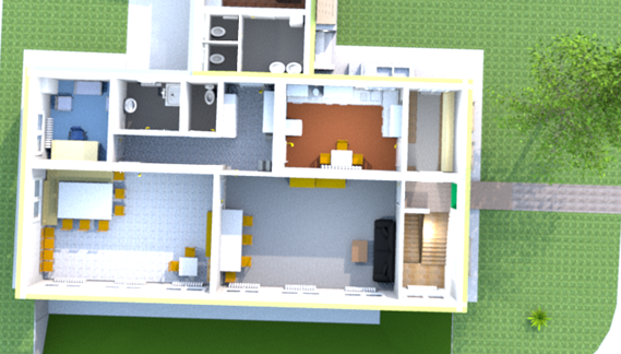 Aufteilung Räume EG